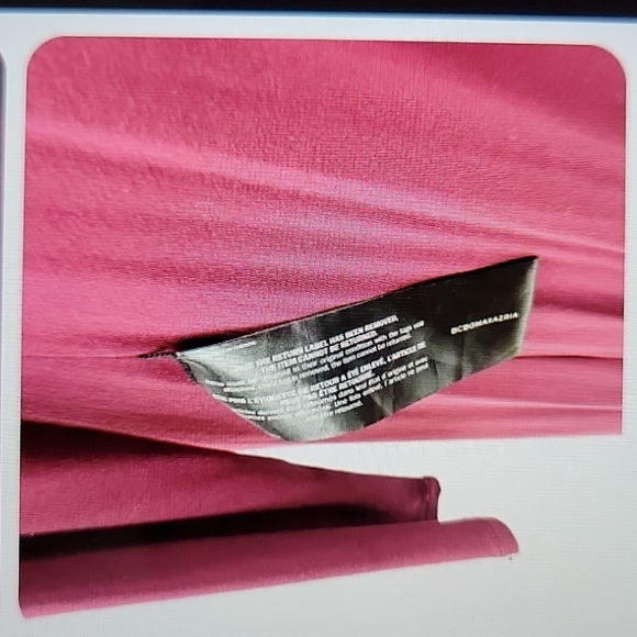 BCBG MAXAZRIA Burgundy High-Low LS T-Shirt DRESS NWT $138 SZ M BEAUTIFUL - Picture 3 of 4